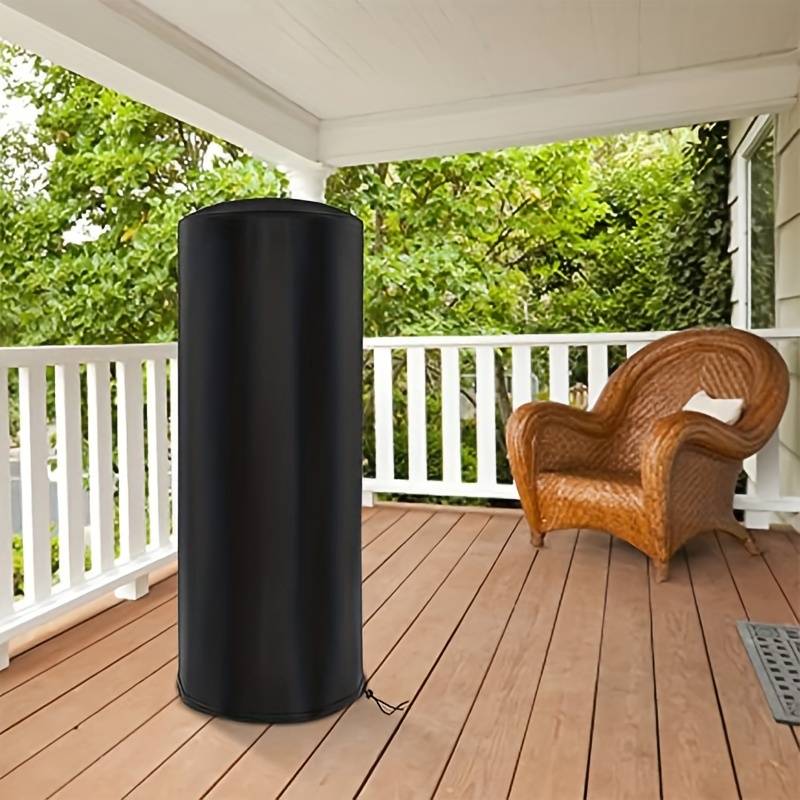 Patio Heater Cover Standup Outdoor Round Heater Covers With - Temu